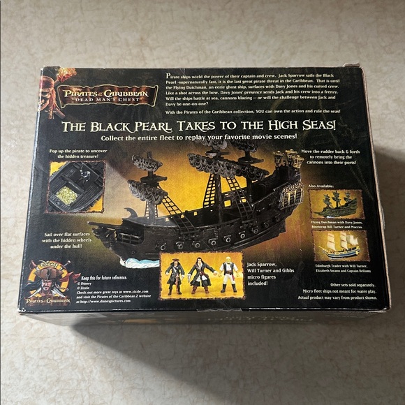 Zizzle Pirates of The Caribbean Dead Man’s Chest Pirate Fleet Black Pearl 2006 - Picture 6 of 6